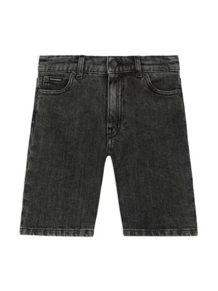 Bermudy dziecięce Dolce And Gabbana czarne
