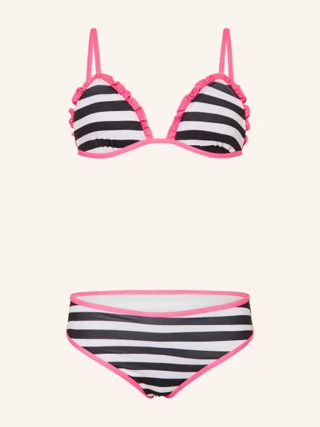 Sanetta Trójkątne Bikini Z Ochroną Uv schwarz białe