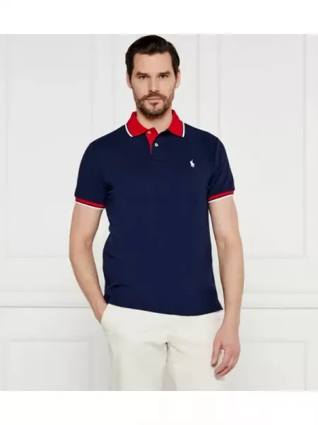 POLO RALPH LAUREN Tenisz póló | Custom slim fit kék