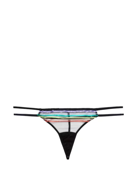 Chiloți tanga Fleur Du Mal negru
