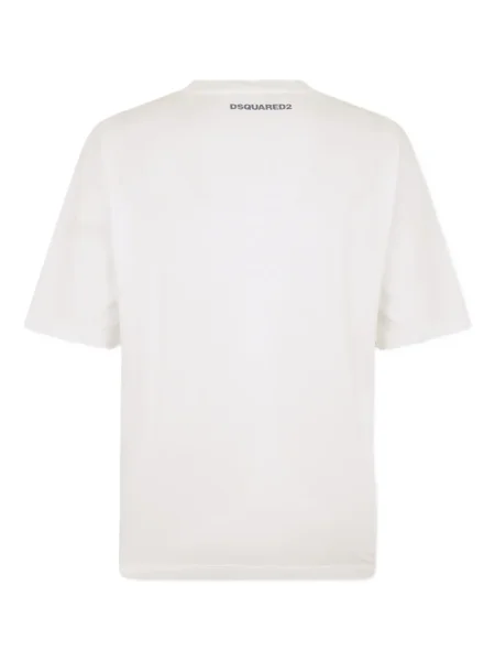 Tricou Dsquared2 cu imagine alb