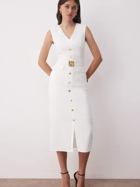 Trendyol Haljina za ured bijela