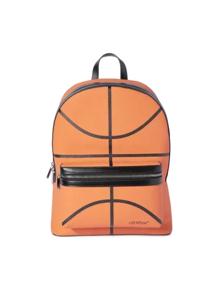 Torba Off-white skórzana do koszykówki biała