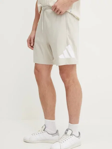 Къс панталон adidas Essentials бежово