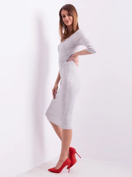 Rochie Fashionhunters de costum gri
