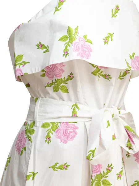 Rochie midi La Maison Talulah cu imagine până la genunchi de costum alb