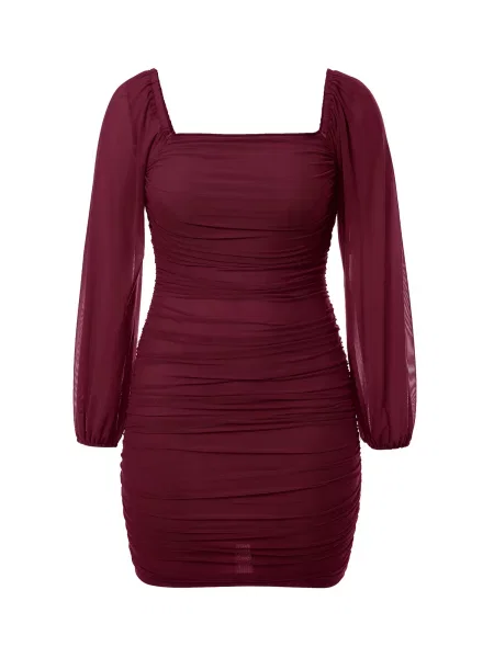 Imily Bela Rochie burgundy roșu