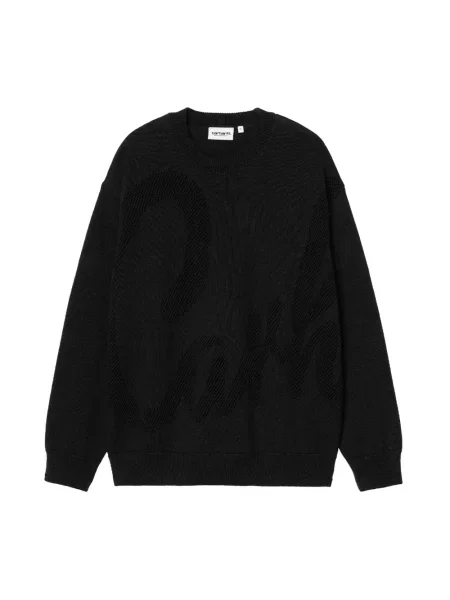 Sweter Carhartt Wip elegancki czarny
