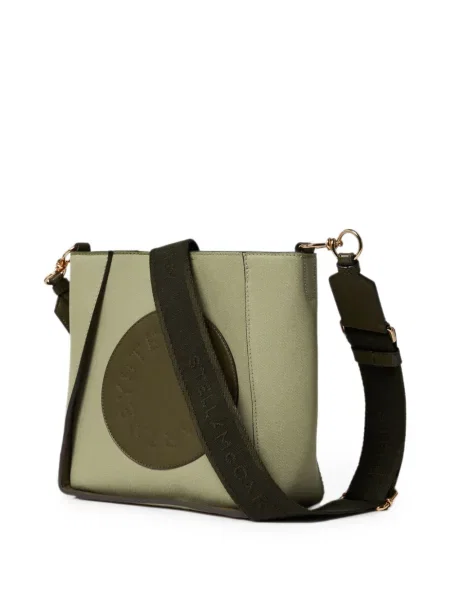 Geantă Stella Mccartney cu autograf verde
