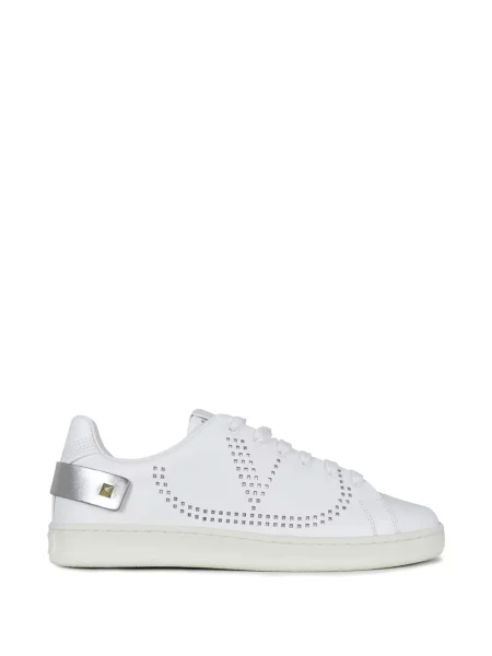 Sneakerși Valentino Garavani din piele alb