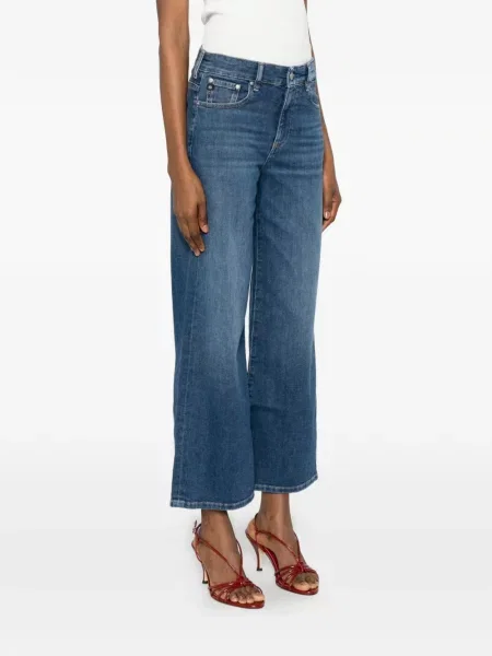 Blugi cu picior larg Ag Jeans albastru