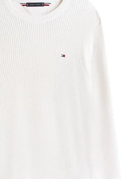 Pulover Tommy Hilfiger cu decolteu rotund