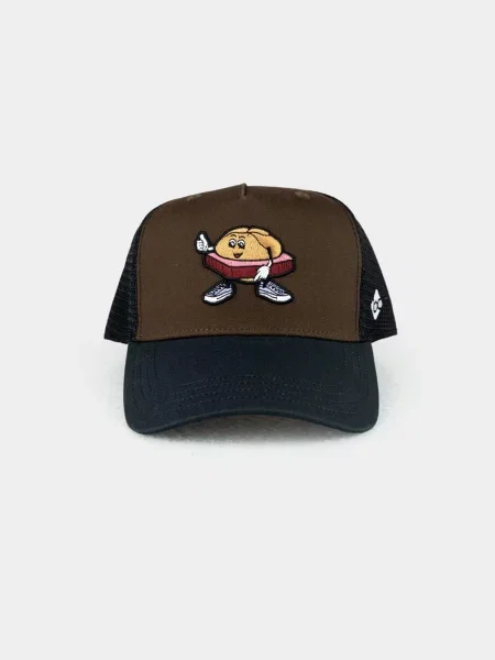 Bavarian Caps Šilterica Cap "Mr. Leberkas" braun Curved smeđa