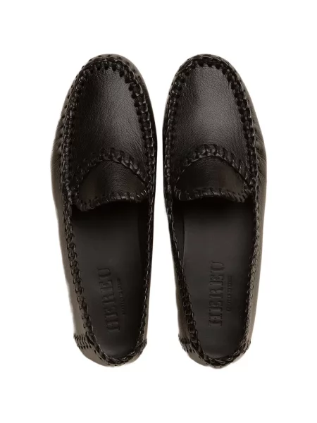 Pantofi loafer Hereu țesuți negru