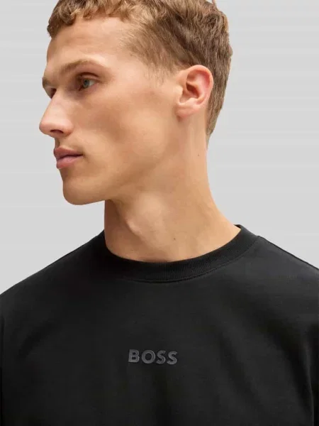 Boss T-Shirt Oversize czarny