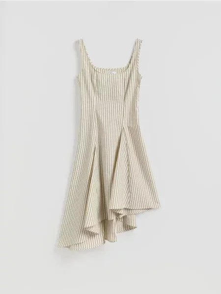 Reserved Rochie asimetrică crem