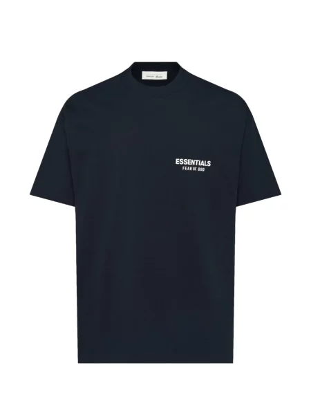 Tricou Fear Of God Essentials cu imagine clasic negru