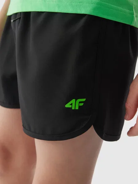 Pantaloni scurți copii 4f negru