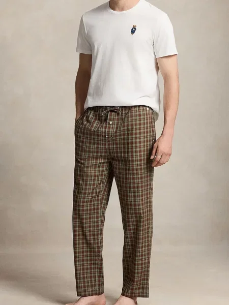 Polo Ralph Lauren piżama dwuczęściowa biała