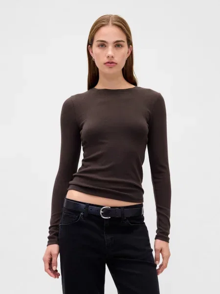 Tricou Gap stretch maro