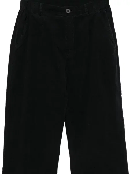 Pantaloni Private 0204 de catifea cord negru