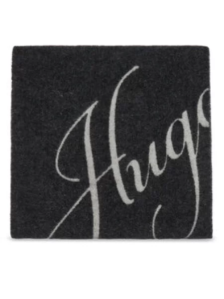 HUGO Šal Byanca / bijela crna