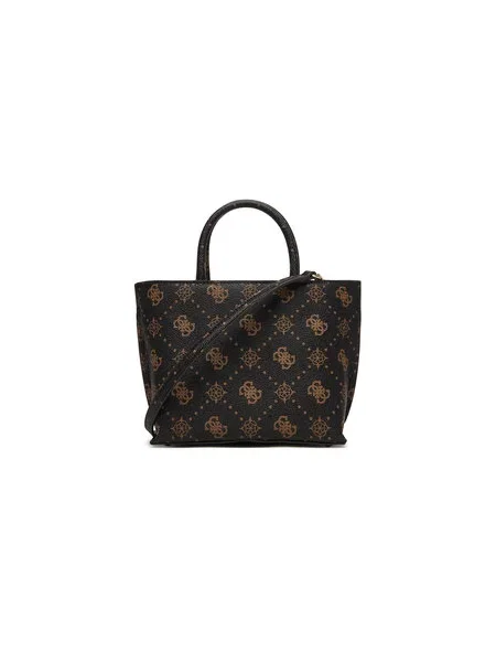Táska Guess Emelie Logo Mini barna