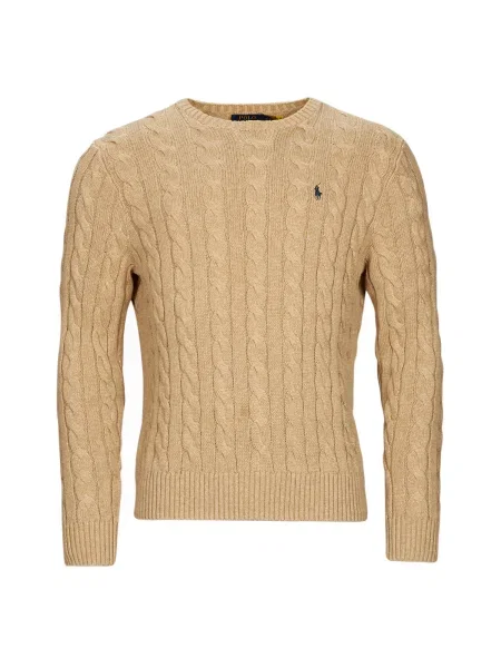 Hímzett szvetter Polo Ralph Lauren bézs