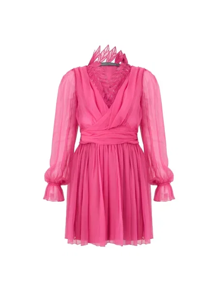 Sukienka Alberta Ferretti różowa