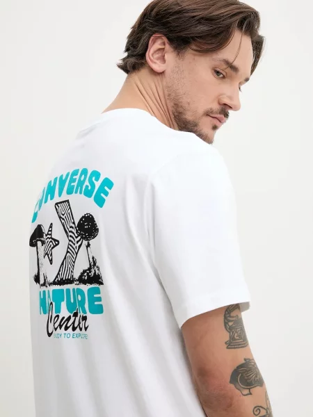Tričko Converse s potiskem bílá