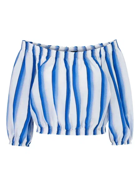 Bluzka Marc Cain w paski niebieska