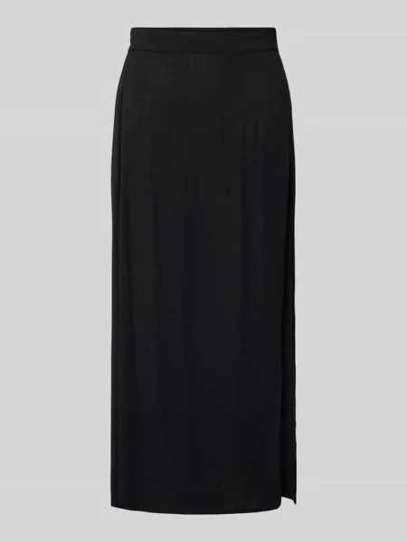 Spódnica midi z z elastycznym pasem model MARRAKECH' Ichi czarna