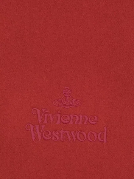 Vilnonis šalikas Vivienne Westwood su autografu raudona