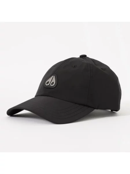 Czapka z daszkiem Moose Knuckles z logo czarna
