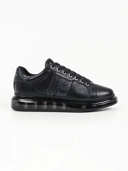 Karl Lagerfeld Kapri sneakers pentru bărbați din piele negru