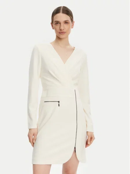 DKNY Rochie cocktail Crem