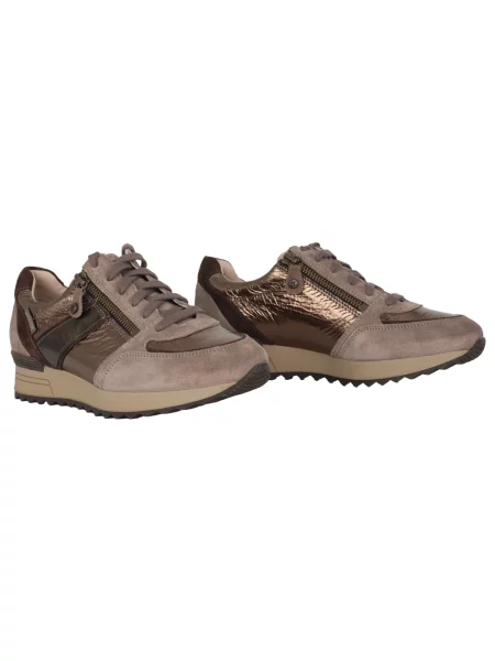 Sneakersy Mephisto koronkowe szare