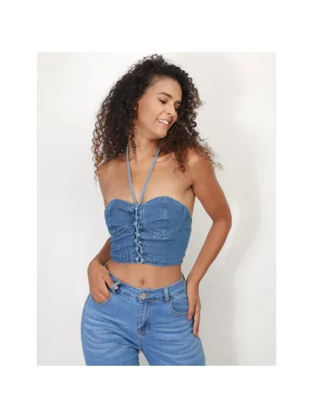 Blúzka La Modeuse modrá