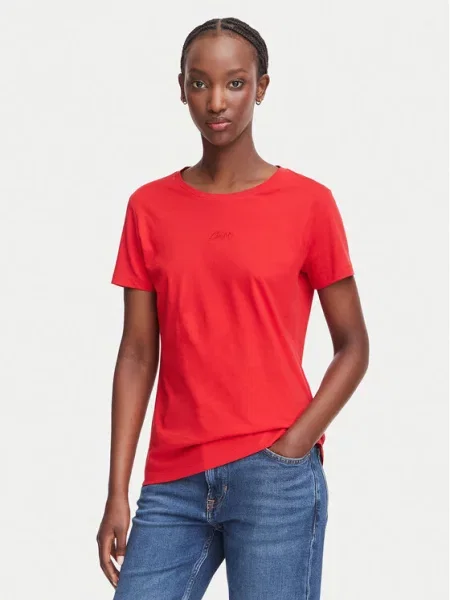 BOSS T-Shirt C_Elove czerwony