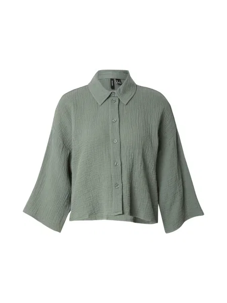 VERO MODA Bluza VMNATALI pastelno zelena
