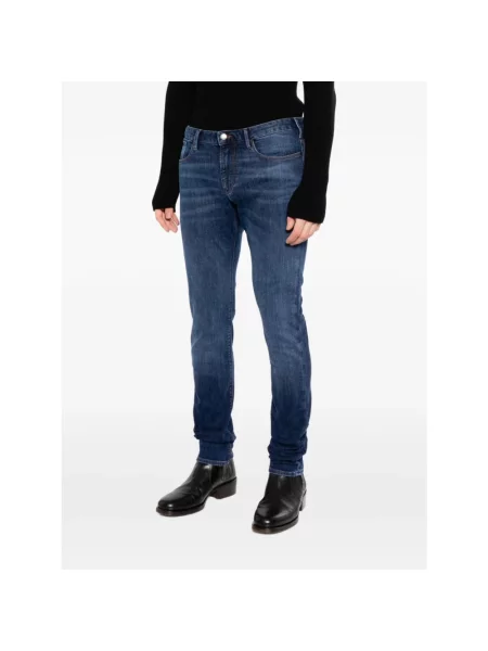 Jeansy Emporio Armani niebieskie