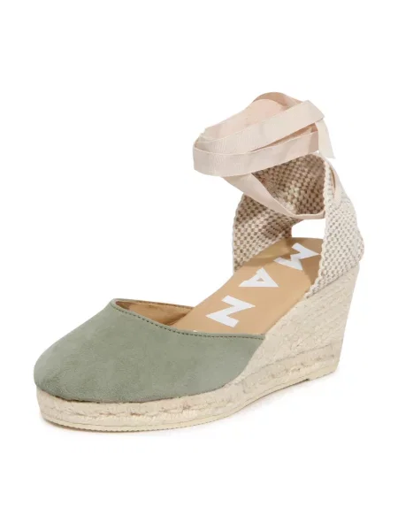 Espadryle Manebi zielone
