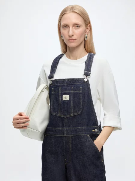 Calvin Klein Jeans Rifle na traky námornícka modrá