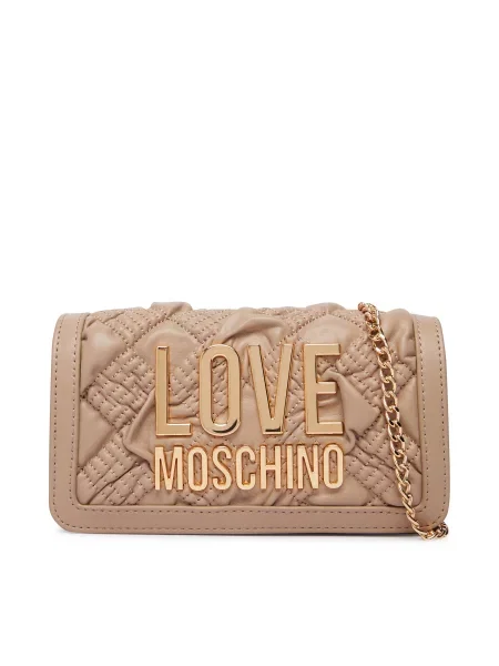 LOVE MOSCHINO Rankinė smėlio