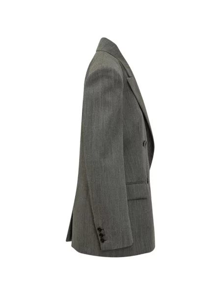 Sacou Msgm cu două rânduri de nasturi gri