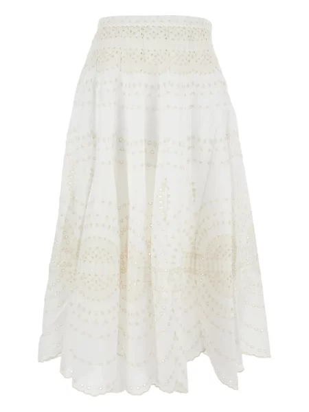 Миди пола Charo Ruiz Ibiza бяло