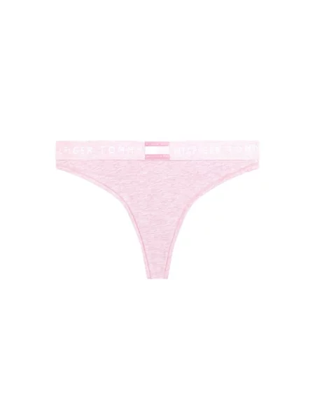 Chiloți tanga Tommy Hilfiger clasic roz