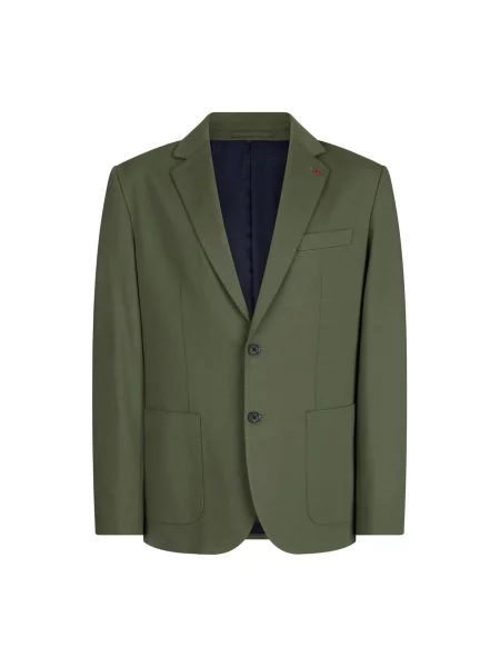 Liu Jo Sako LIU JO UOMO GIACCA BLAZER JERSEY GIACCA tmavě zelená