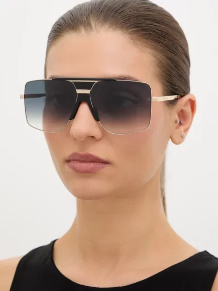 Okulary przeciwsłoneczne Victoria Beckham czarne