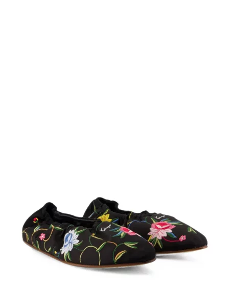 Balerini Kenzo cu model floral negru
